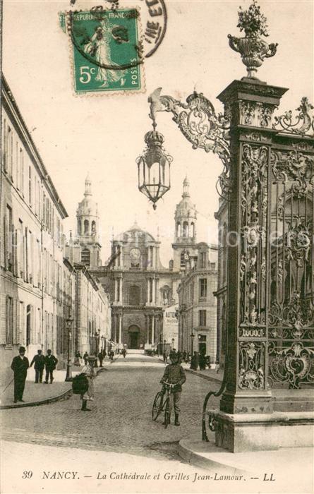 Nancy 54 Cathedrale et Grilles Jean Lamour