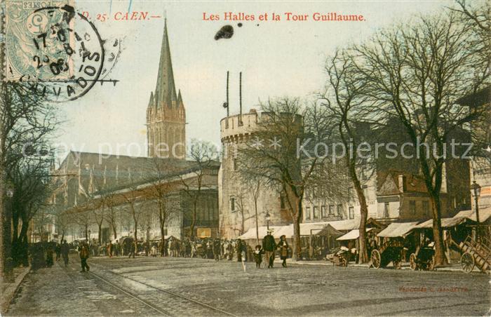 Caen Les Halles et la Tour Guillaume