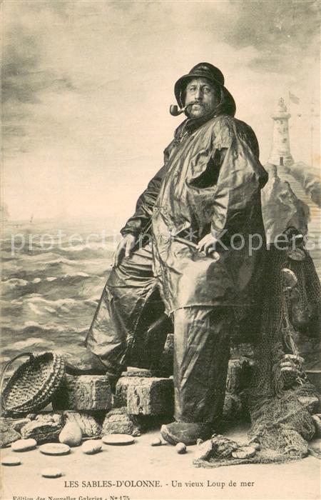 Les Sables-d Olonne 85 Un vieux loup de mer