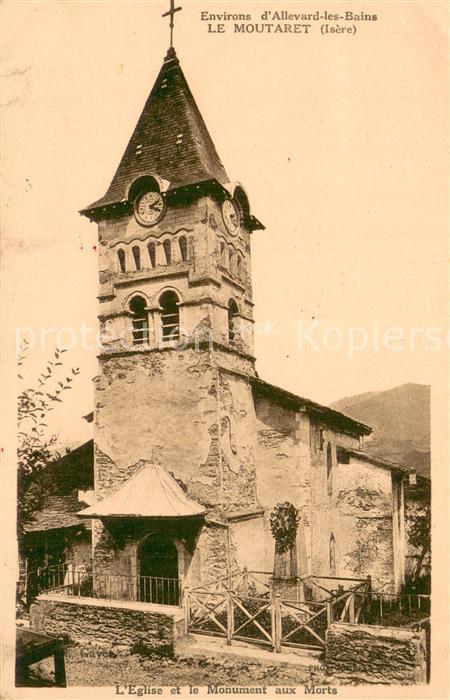 Le Moutaret Eglise et Monument aux Morts Kirche Kriegerdenkmal