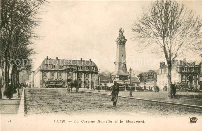 Caen Caserne Hamelin et le Monument