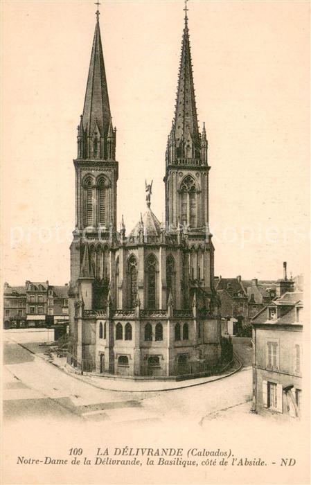 La Delivrande 14 Basilique Notre Dame côté de l Abside