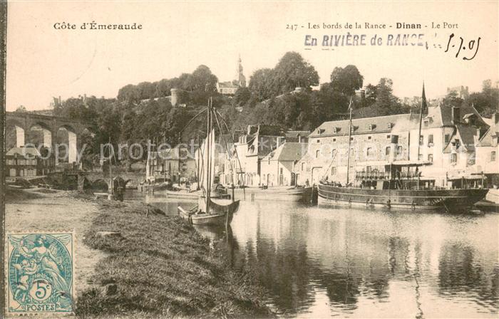 Dinan 22 Bords de la Rance Port