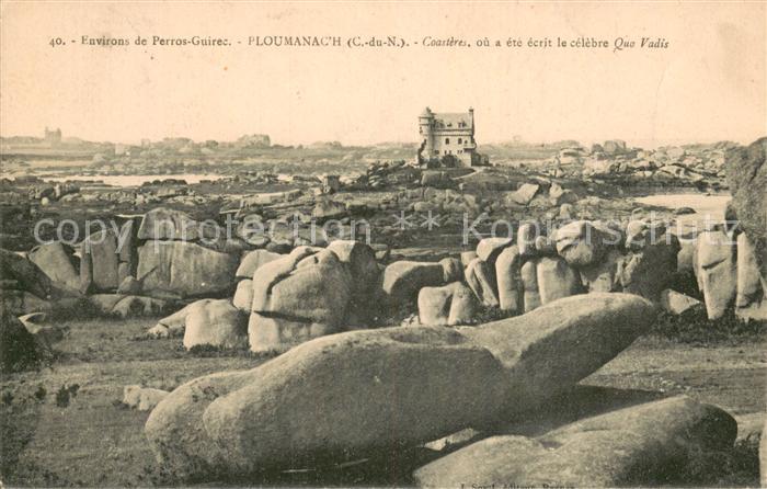 Ploumanach Coasteres ou a ete ecrit le celebre Quo Vadis