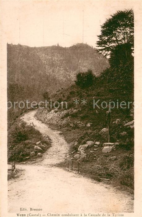 Veze Chemin conduisant a la Cascade de la Terisse