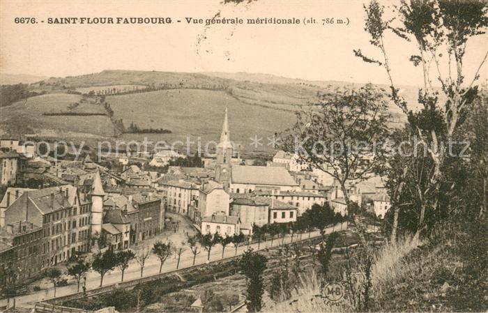 Saint-Flour Cantal Vue generale meridionale