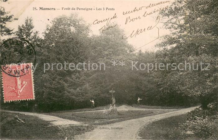 Mamers 72 Foret de Perseigne Les 3 Ponts