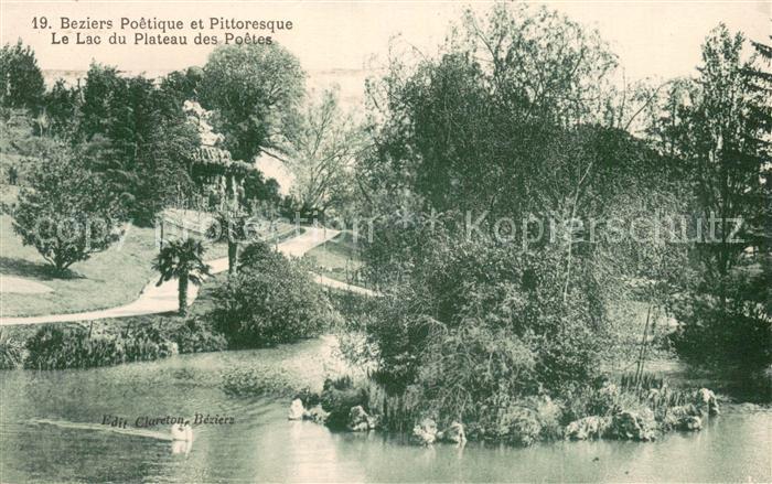 Beziers 34 Poetique et Pittoresque Le Lac du Plateau des Poetes