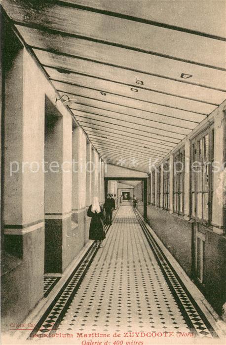 Zuydcoote 59 Sanatorium Maritime Galerie de 400 metres