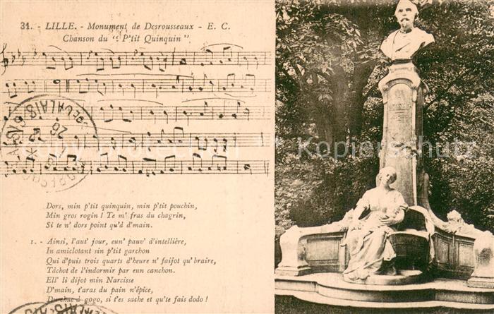 Lille 59 Monument de Desrousseaux