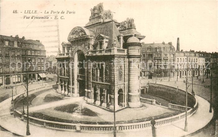 Lille 59 La Porte de Paris Vue d ensemble