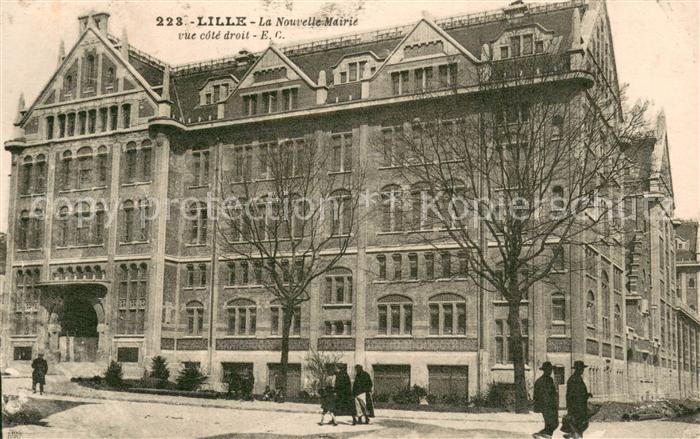 Lille 59 La Nouvelle Mairie vue cote droit