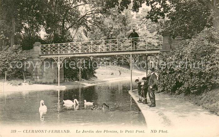 Clermont-Ferrand 63 Le Jardin des Plantes le Petit Pont
