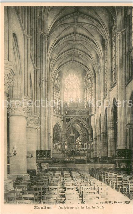 Moulins 03 Allier Intérieur de la Cathedrale