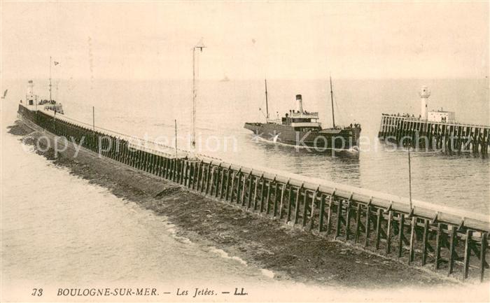 Boulogne-sur-Mer 62 Les jetées vapeur