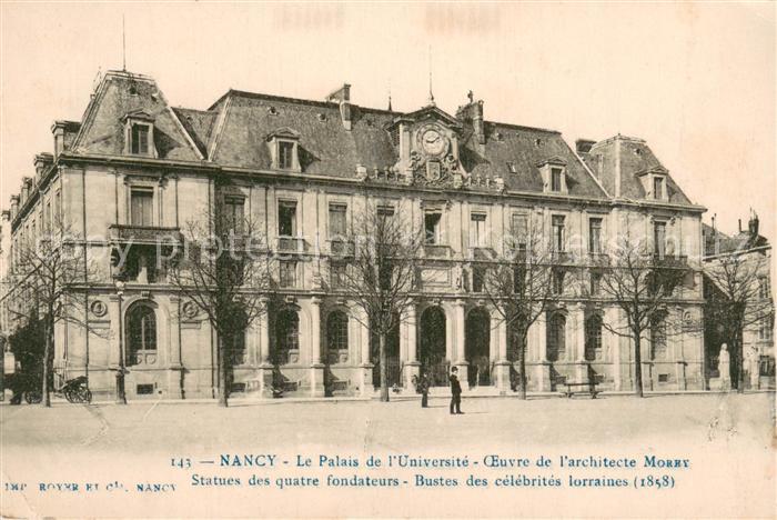 Nancy 54 Palais de l Université Oeuvre de l architecte Morry