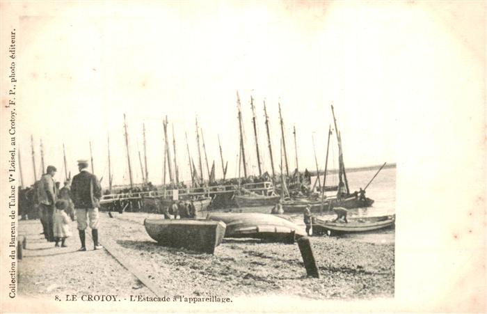 Le Crotoy 80 Estacade a l'appareillage
