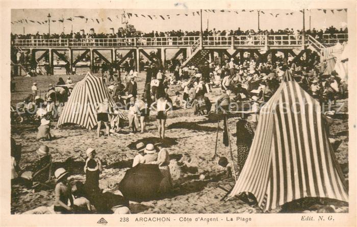 Arcachon 33 A la plage