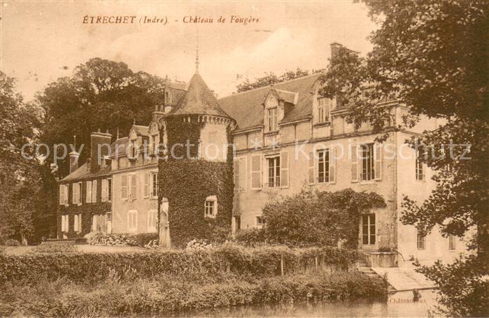 Etrechet 36 Indre Chateau de Fougère Schloss