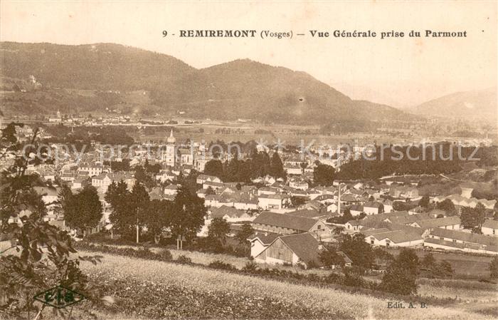 Remiremont 88 Vosges Vue Generale prise du Parmont
