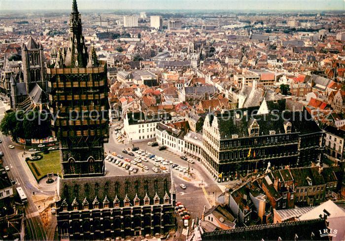 Gent Gand Flandre Beffroi et Eglise Saint Nicolas
