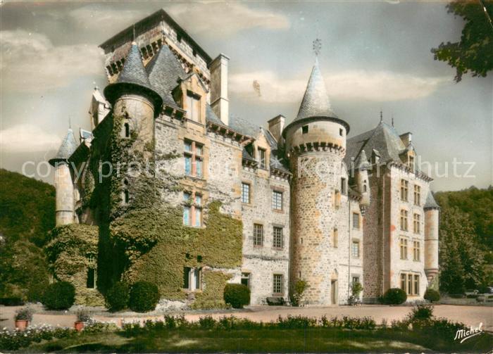 Polminhac Chateau de Pesteil demeure historique Donjon du XIVe siècle Vallee de