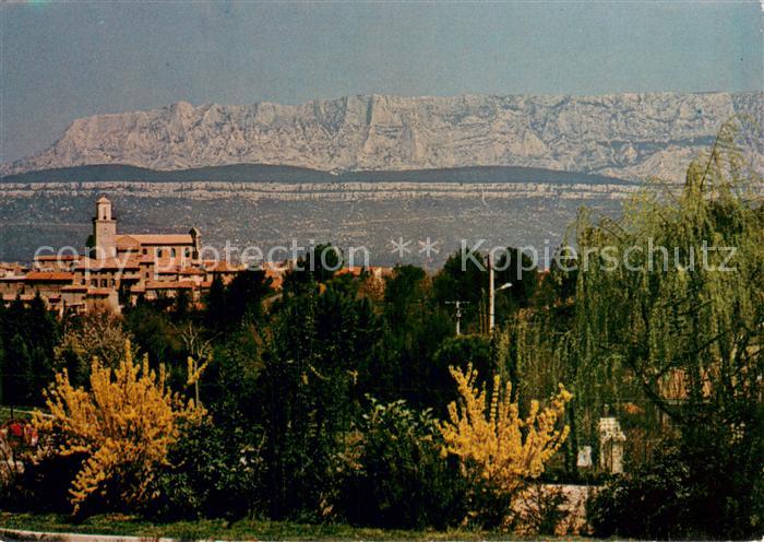 Fuveau Vue Generale la chaîne de Sainte Victoire
