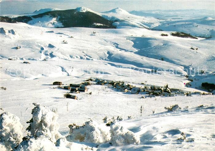 Les Estables Vue panoramique en hiver Station de spo