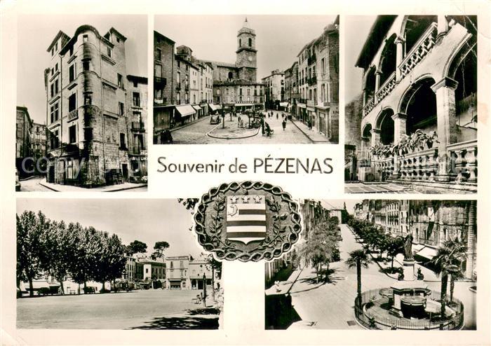 Pezenas Maison des Templiers Place de la République Hôtel d Alfonse Place du 14