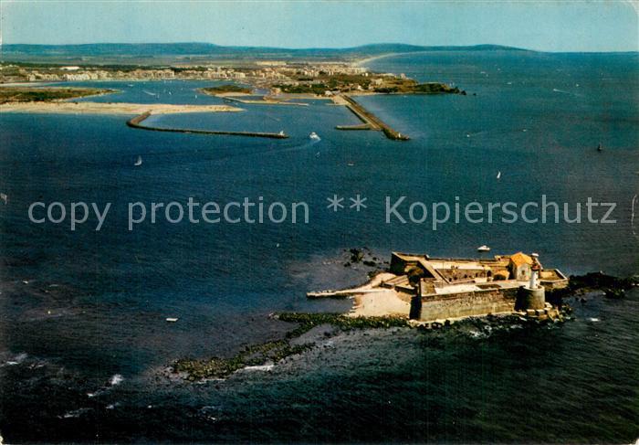 Cap-d Agde Fort Brescou vue aérienne