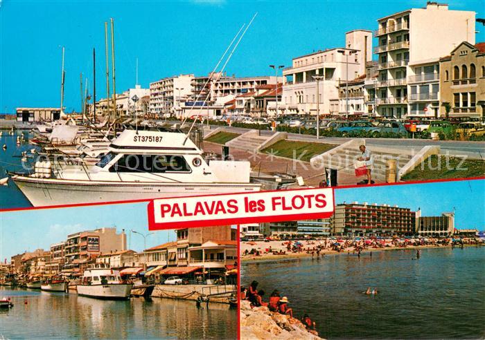 Palavas-les-Flots 34 Boulevard Port de plaisance Bateaux Plage