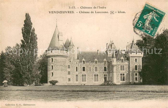 Vendoeuvres 36 Indre Chateau de Lancosme