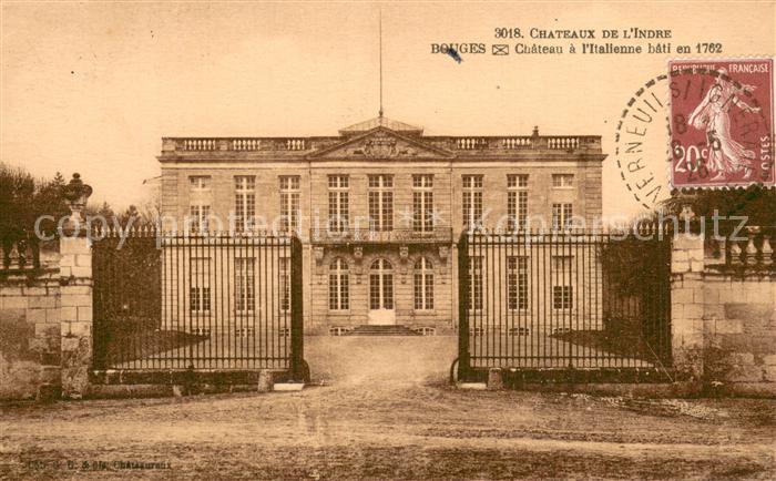 Bouges-le-Chateau 36 Chateau a l Italienne bati en 1762