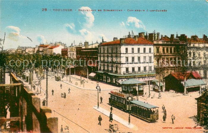 Toulouse 31 Boulevard du Strasbourg Strassenbahn