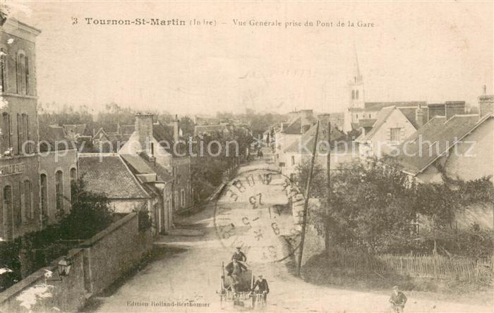 Tournon-Saint-Martin 36 Indre Vue Generale prise du Pont de la Gare
