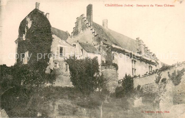 Chatillon 61-sur-Indre Remparts du Vieux Chateau
