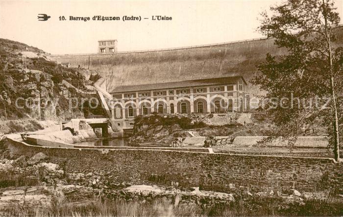 Eguzon-Chantome 36 Indre Barrage L Usin