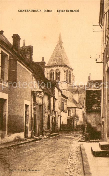Chateauroux 36 Indre Eglise St-Martial
