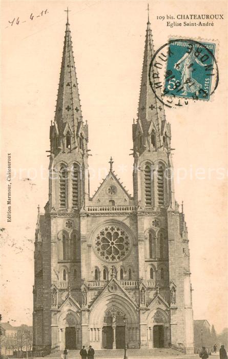 Chateauroux 36 Indre Eglise Saint-Andre