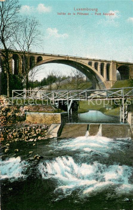 Luxembourg  Luxemburg Vallee de la Petrusse - Pont Adolpho