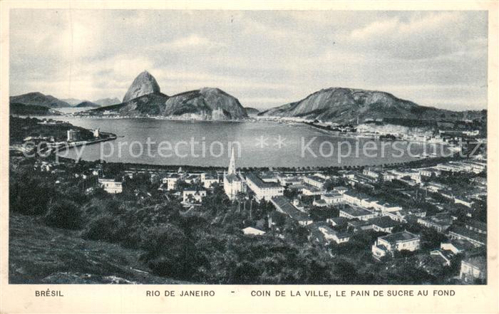 Rio de Janeiro Coin de la ville - Le Pain de sucre au fond