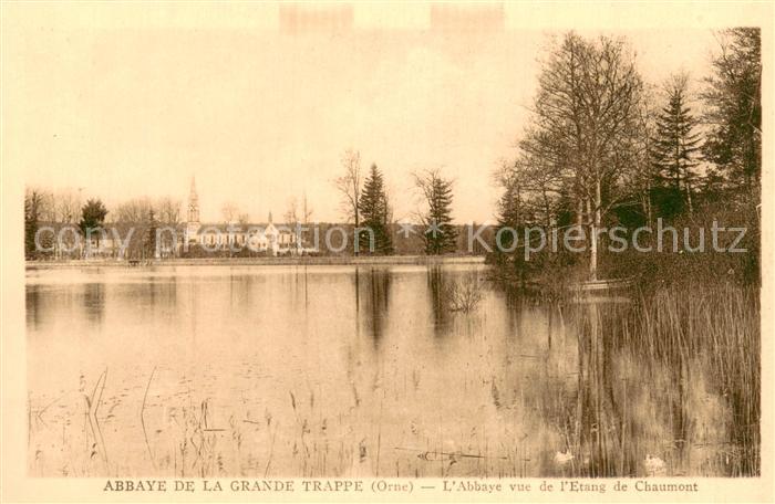 Grande Trappe Abbaye de la Soligny-la-Trappe 61 L Abbaye vue de l Etang de Chaum