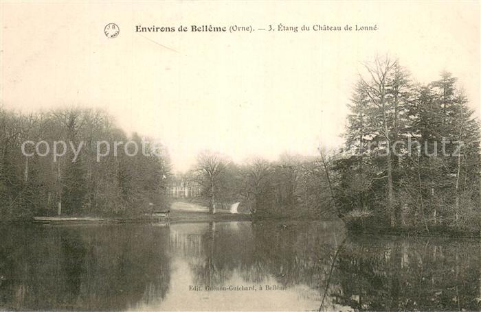 Belleme 61 etang du Chateau de Lonne