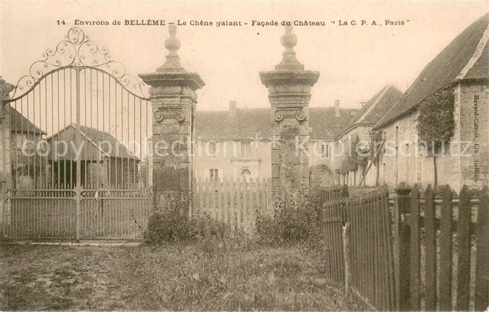 Belleme 61 Le Chene galant - Facade du Chateau