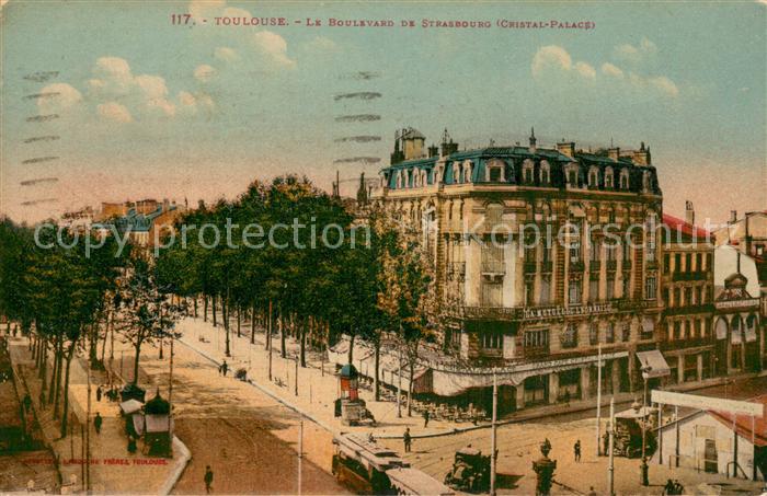 Toulouse 31 Le Boulevard de Strasbourg Strassenbahn