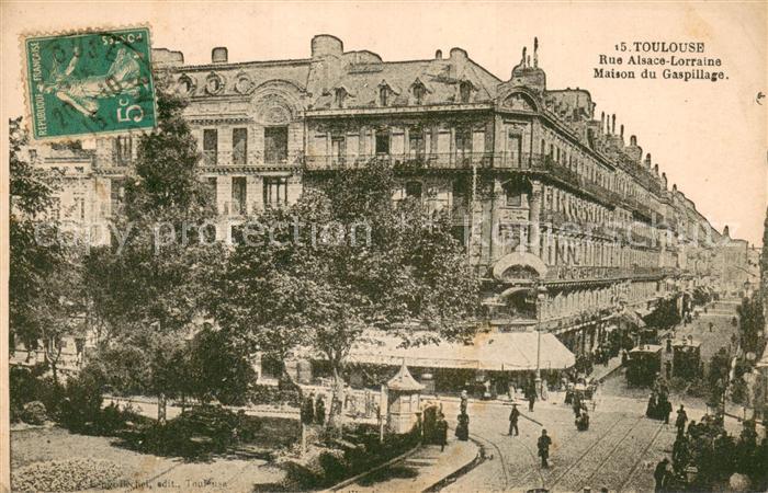 Toulouse 31 rue Alsace-Lorraine - Maison du Gaspillage Strassenbahn