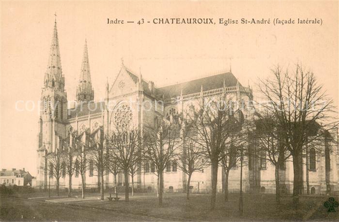 Chateauroux 36 Indre Eglise St-Andre