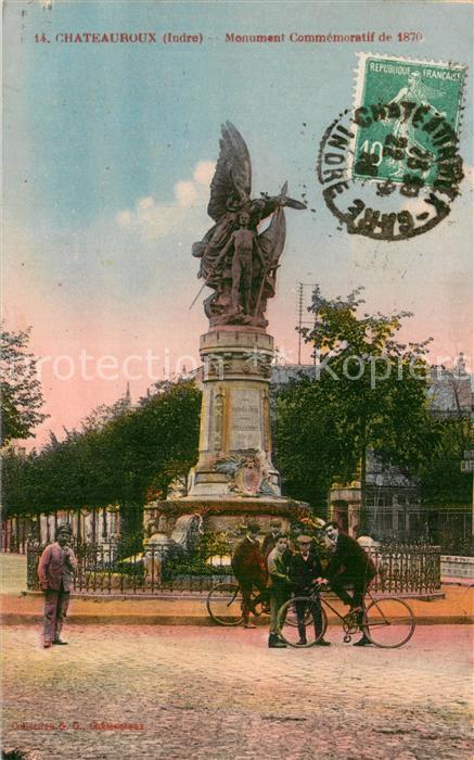 Chateauroux 36 Indre Monument Commemoratif de 1870