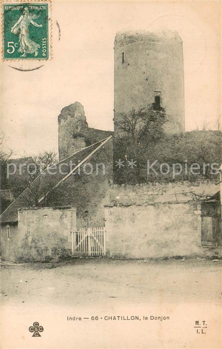 Chatillon 61-sur-Indre Le Donjon