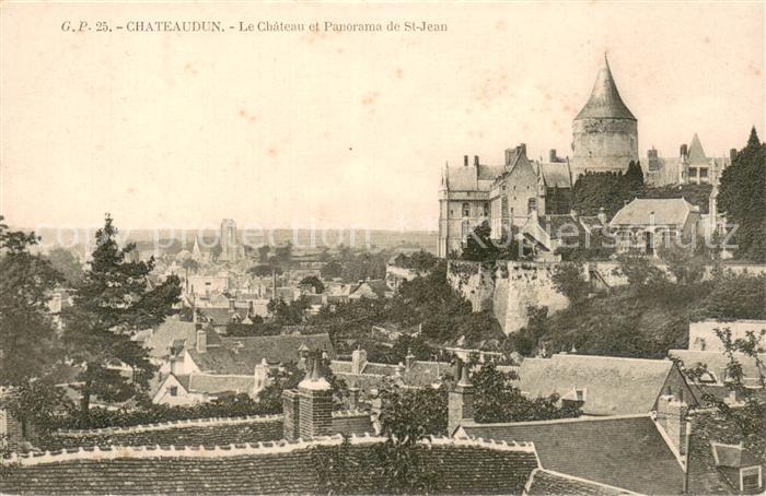 Chateaudun Le Chateau et Panorama de St-Jean